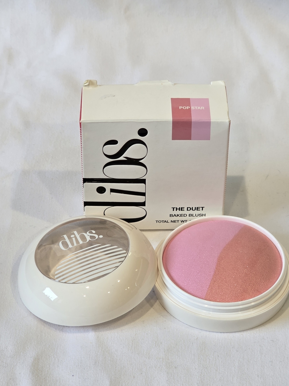 dibs. The Duet Baked Blush — Pop Star Pink & Coral